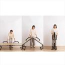 【お客様組立品】折りたたみすのこベッド OTBSS-WH ナチュラルホワイト