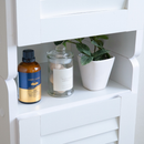 【お客様組立品】靴箱 シューズボックス 幅31.5 奥行33 2個組 縦横自在 ルーバー式 SGT-0093