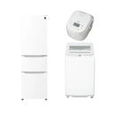 90号【09セット・SHARP（198,000円セット）】選べる家電3点セット 冷蔵庫・洗濯機に＋1アイテム