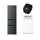 90号【09セット・SHARP（198,000円セット）】選べる家電3点セット 冷蔵庫・洗濯機に＋1アイテム