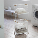 【tosca】ランドリーワゴン＋バスケット トスカ 山崎実業3300