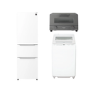 90号【09セット・SHARP（198,000円セット）】選べる家電3点セット 冷蔵庫・洗濯機に＋1アイテム