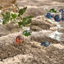 ヨーロッパ製ドロップステッチシャギーラグ【ベリー】