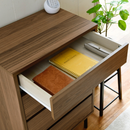 【お客様組立商品】 リビングチェスト 幅55.5 FMC-0001