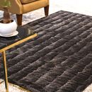 ヨーロッパ製ドロップステッチシャギーラグ【ベリー】