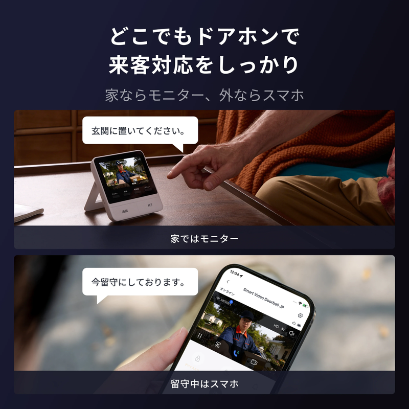 【SwitchBot】スマートテレビドアホン W6702002