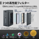 【SHARP】加湿空気清浄機 KI-UX100-H