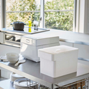 【tower】密閉シンク下米びつタワー5㎏計量カップ付 山崎実業 3377/3378