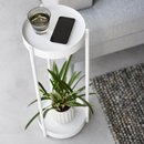 【tower】キャスター付きプランタースタンド2段 山崎実業 4366/4367