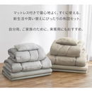 【アイリスオーヤマ】マットレス付き 布団5点セット KFS-M5S