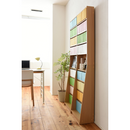 【お客様組立品】 高さ180cm幅90cm 文庫本500冊以上収納可能な本棚 FRM-0009