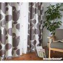 MOOMIN ROCK PATTERN ドレープカーテン A1009ダークグレー A1010イエロー