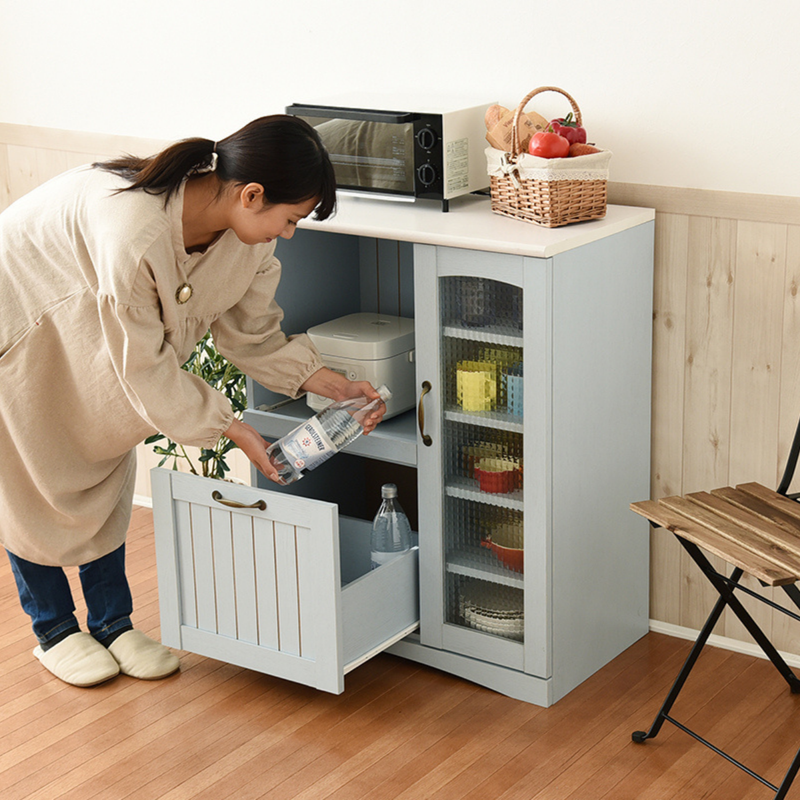 お客様組立品】FrenchCountryシリーズ キッチンカウンター 幅75cm 高さ お客様組立品】FrenchCountryシリーズ キッチンカウンター 幅75cm 高さ