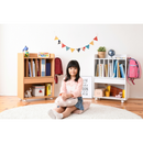 【お客様組立品】 幅60cm 高さ85cm 奥行30cm 多機能ランドセルラック ＜ワイドタイプ＞ FRM-0124