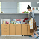 【お客様組立品】 カウンター下 おもちゃラック FDK-0003