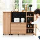 【お客様組立品】 北欧キッチンシリーズ 幅 120cm キッチンボード FAP-1022SET