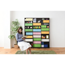 【お客様組立品】 高さ180cm幅150cm 文庫本800冊以上収納可能な本棚 FRM-0011