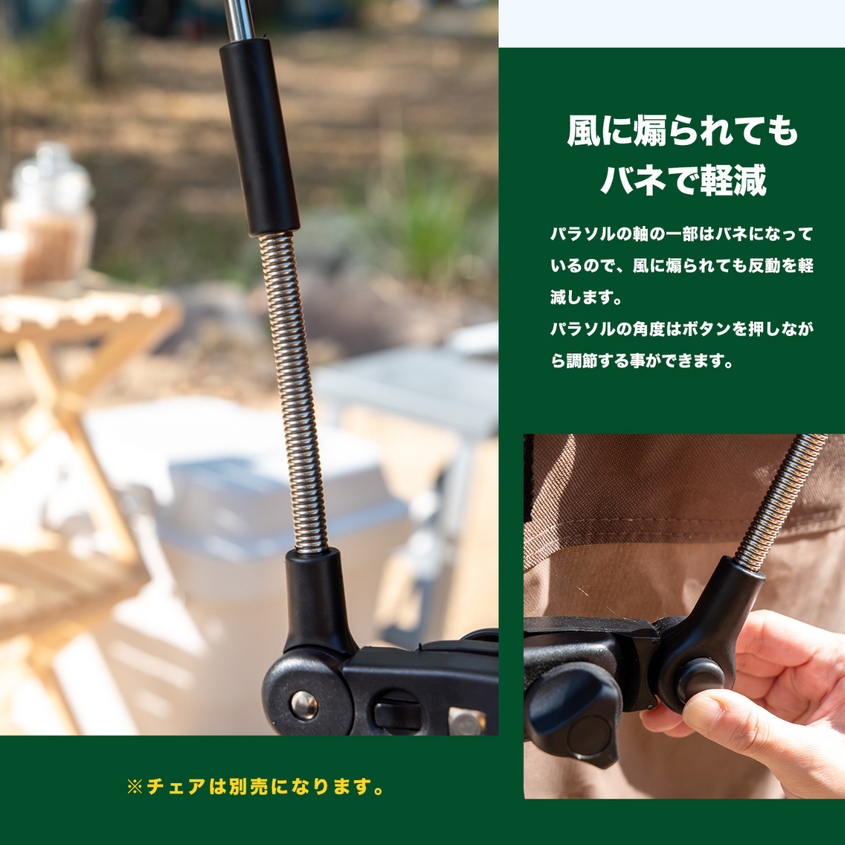 【2/14-15限定価格】ワコーズ パラソル 非売品（未使用）② チェア用パラソル ネイビー SP23－3943