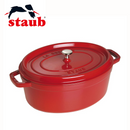 【 STAUB 】 鋳物ホーロー鍋 ピコ・ココット オーバル 27cm（全３色）