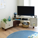 【お客様組立品】 Two-tone BOXシリーズ 伸縮テレビ台 FMB-0005