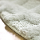 モダン ワッフルデザインシャギー系ラグ【カドリー】