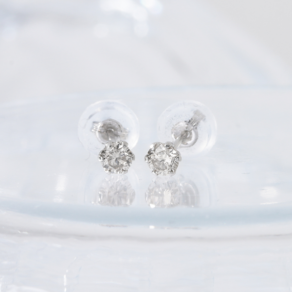 【 ダイヤモンドピアス 】<br>プラチナ 0.2ct ｜DNO5239PT