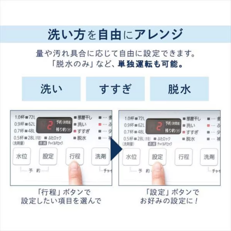 【アイリスオーヤマ】<br>全自動洗濯機　IAW-T1001-W