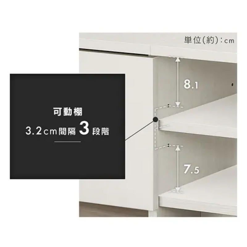 【お客様組立品】<br>AVボード ボックスタイプ<br>BAB-150R