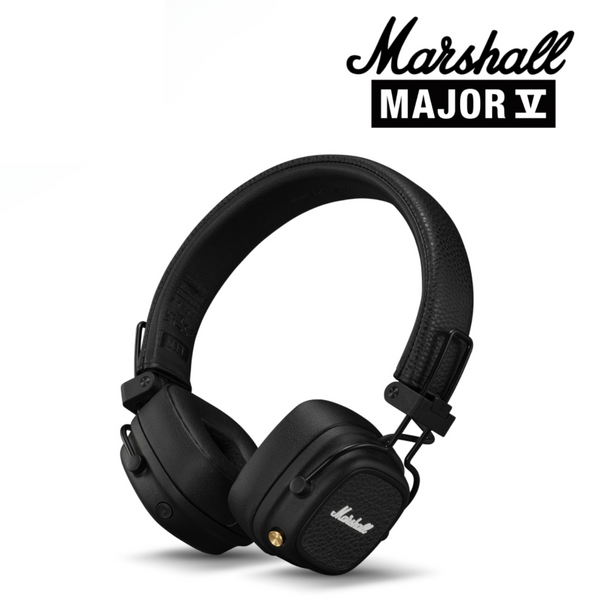 【Marshall】ブルートゥースヘッドホン Major V ブラック　MAJOR5BLACK