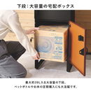 【新品・開封済み】宅配ボックス LPS-4990-BE【お客様組立品】