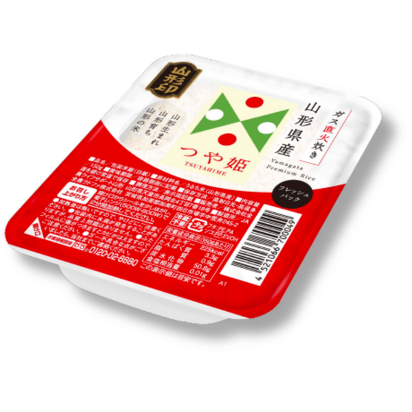 【未開封品】山形県産　つや姫 150g×72個 山形県産 つや姫（パックご飯） 150g×12個入