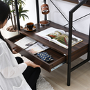 【お客様組立品】 Ritaシリーズ 引出し付きワークデスク DRT-1001