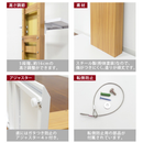 KUROSHIO 壁掛け風テレビ台 ハイ 全3色（お客様組立）