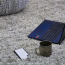 ウールブレンド 本格派ラグジュアリーシャギーラグ【マーレ】