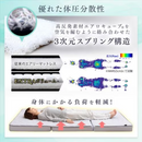 【アイリスオーヤマ】エアリーマットレス エクストラ ボリューム シングル AMEX-110S