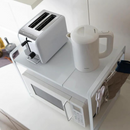 【tower】伸縮レンジラック ホワイト ブラック 山崎実業3130/3131