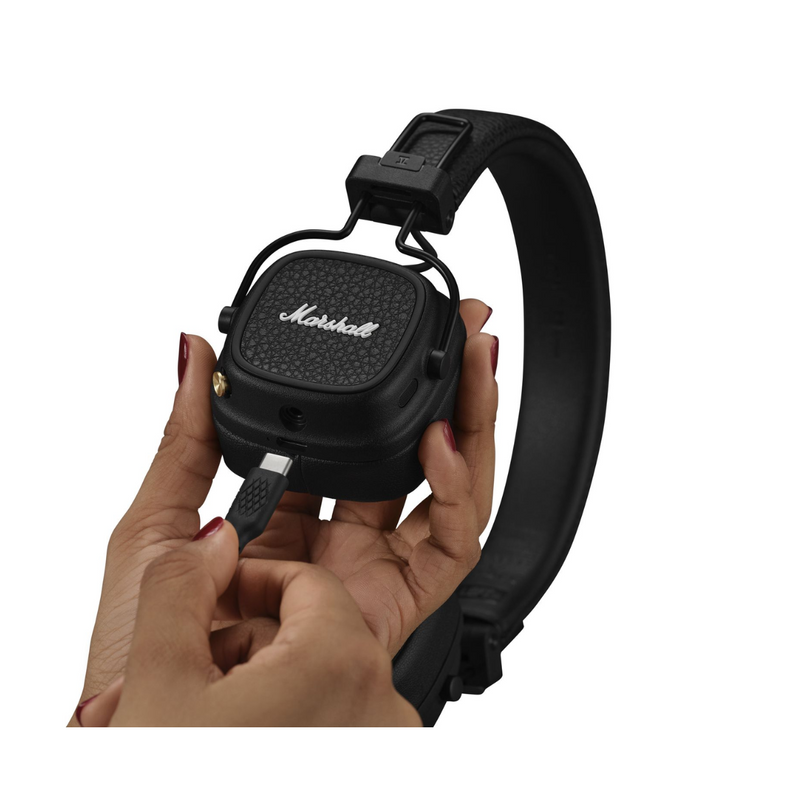 Marshall】ブルートゥースヘッドホン Major V ブラック MAJOR5BLACK Marshall】ブルートゥースヘッドホン Major V ブラック MAJOR5BLACK