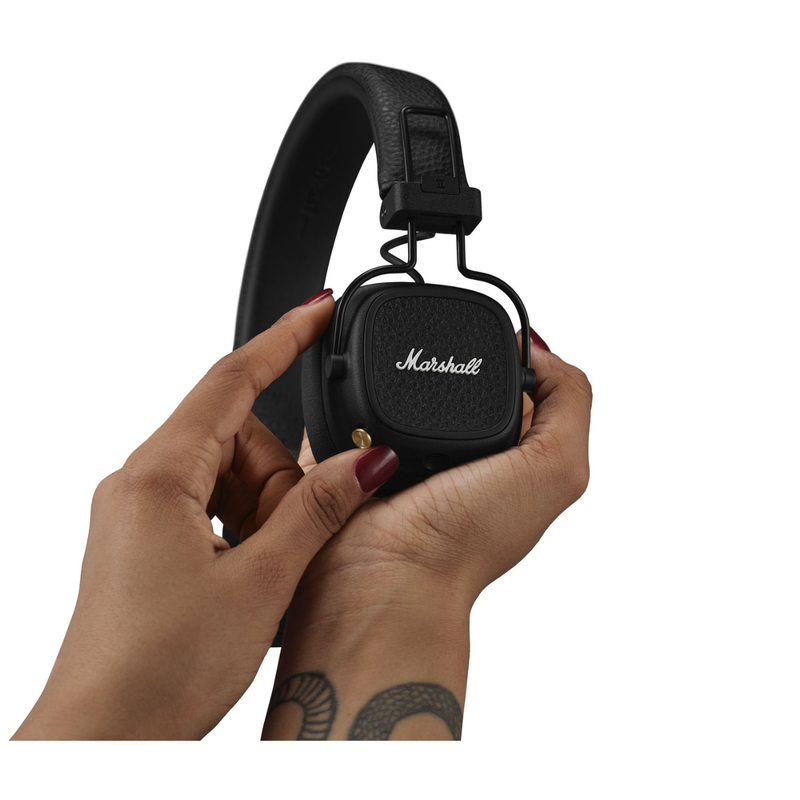 Marshall】ブルートゥースヘッドホン Major V ブラック MAJOR5BLACK Marshall】ブルートゥースヘッドホン Major V ブラック MAJOR5BLACK