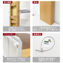 KUROSHIO 壁掛け風テレビ台 ロー 全3色（お客様組立）