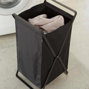 【tower】ランドリーバスケット ホワイト ブラック 山崎実業2484/2485