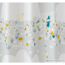 MOOMIN SOFT MELODY ドレープカーテン A1003ベージュ A1004ブルー