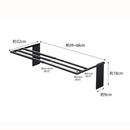 【tower】マグネット伸縮洗濯機バスタオルハンガー ホワイト ブラック 山崎実業 4873/4874