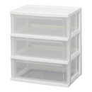 【アイリスオーヤマ】完成家具 ウッドトップチェスト クリアタイプ 3段 WTW-543