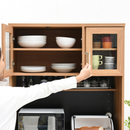 【お客様組立品】 北欧キッチンシリーズ 幅 90cm レンジボード FAP-0018