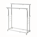 【 新生活便利帳 掲載商品 】 伸縮ダブルハンガー T23-75【お客様組立品】