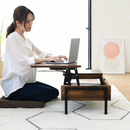 【お客様組立品】 ELVISシリーズ 幅94.5cm 高さ26～40cm リフティングテーブル （ロータイプ） KKS-0024