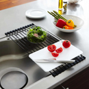 【tower】折り畳み水切りラックL ホワイトブラック 山崎実業 7835/7836