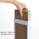 【tower】猫の爪とぎスタンド ホワイトブラック 山崎実業4212/4213