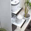 【お客様組立品】スマートキッチンシリーズ　幅30cm 高さ 120cm　食器棚　FKC-0531