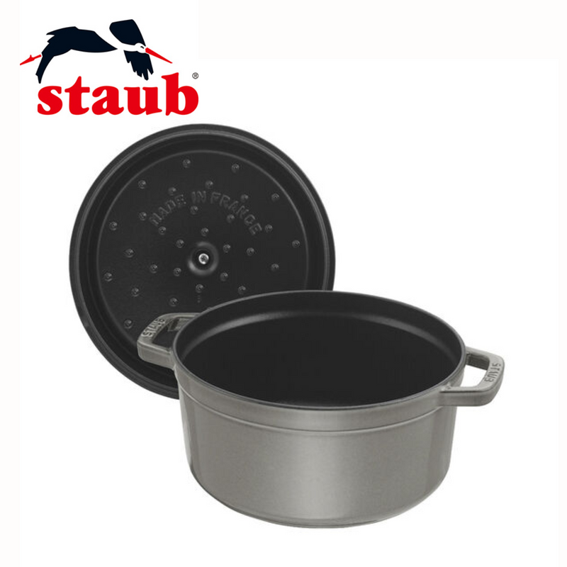 STAUB 】鋳物ホーロー鍋 ピコ・ココット ラウンド 22cm （全３色）